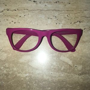 Pink Fake Glasses